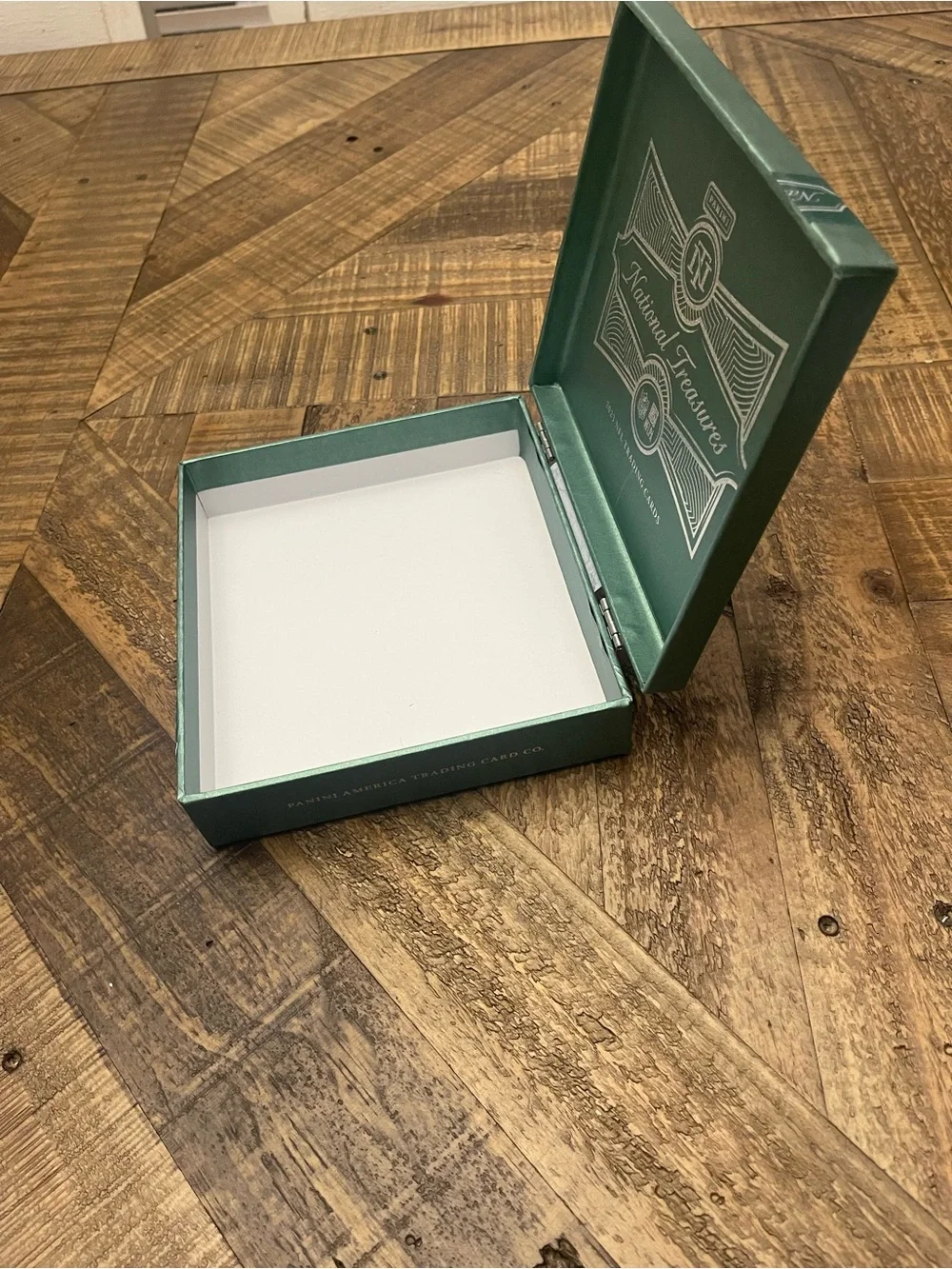 Panini National Treasures 2023 NFL Trading Cards Box - empty box-collectible